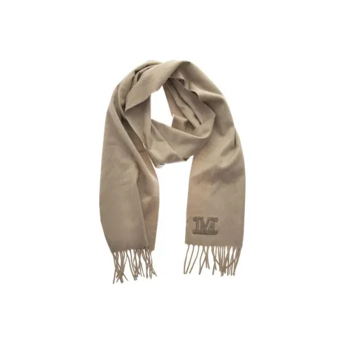 MaxMara Knit Scarves Women's Taupe