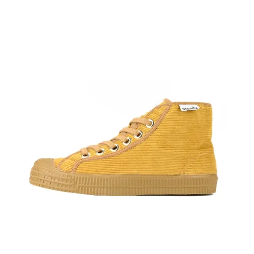 Novesta Skateboard Shoes Unisex High-Top Yellow