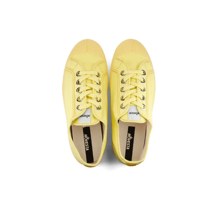 Novesta Canvas Shoes Unisex Low-Top Yellow-2