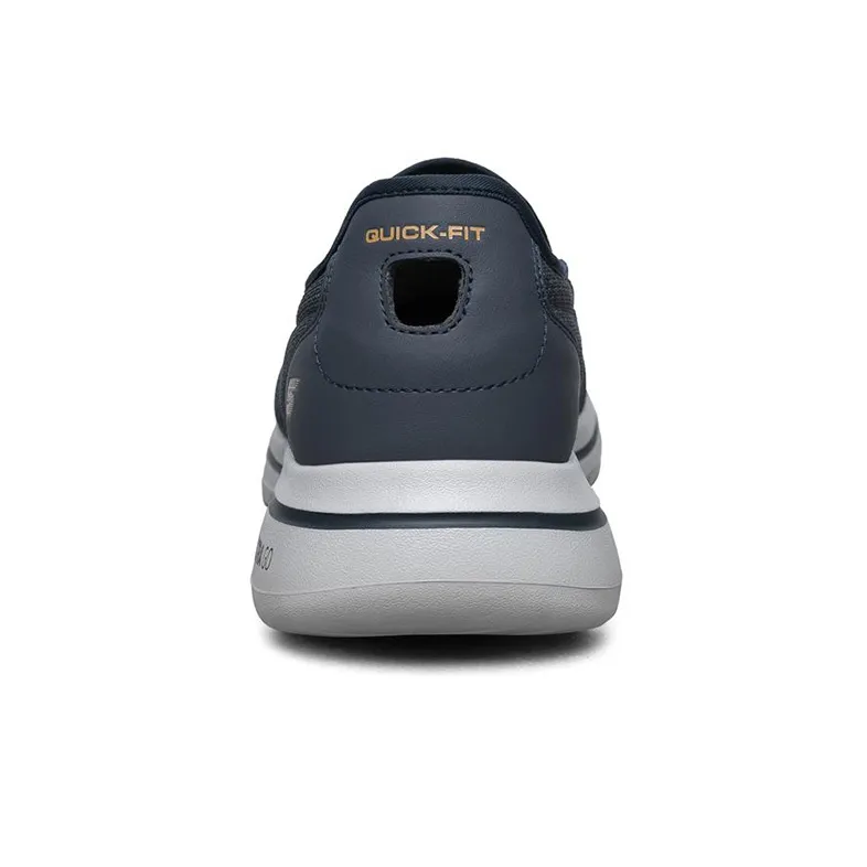 Skechers Go Walk 5 Cushioned Anti Slip And Wear Resistant Lightweight Low Top Casual Shoes Men's Dark Blue White-3