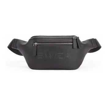 SWIZA PVC Fitness Cycling Shoulder Bag Crossbody Bag Fanny Pack Regular Men's Black