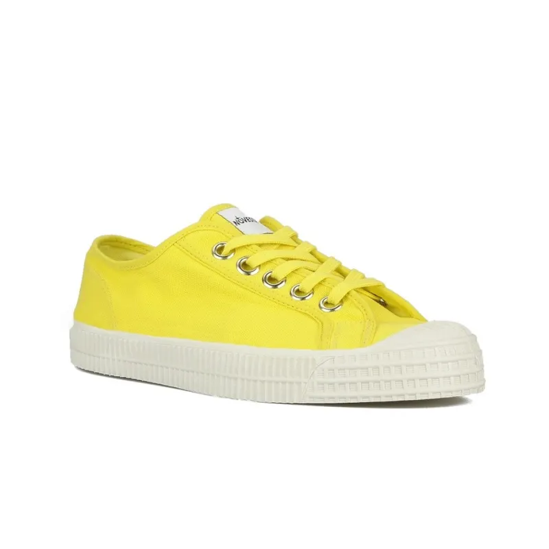 Novesta Canvas Shoes Unisex Low-Top Yellow-1