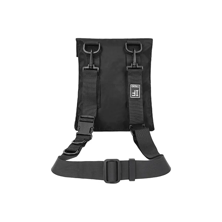 KONADCT Polyester Biker Bag, Shoulder Bag Regular Unisex Black-3