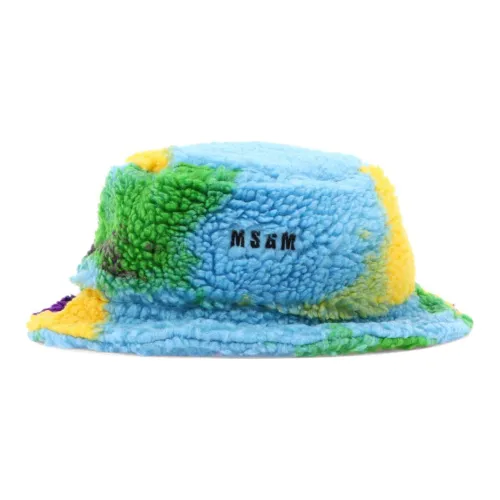 MSGM Bucket Hats Unisex Light Blue