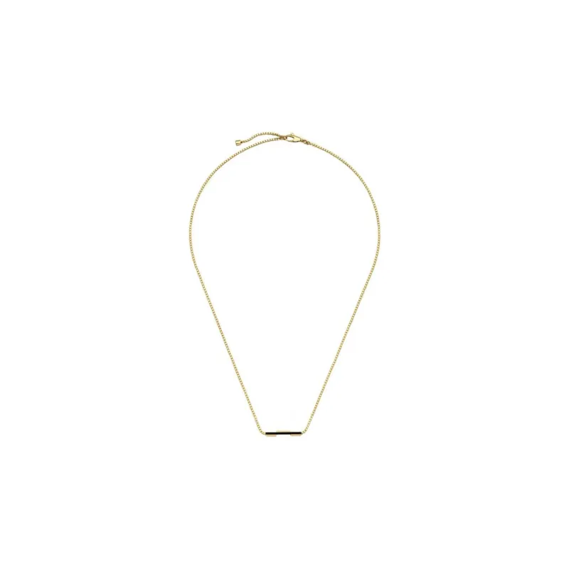 GUCCI Link To Love Series Necklaces Women's Black/Gold-2