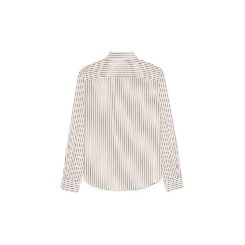 SAINT LAURENT Shirts Men Caramel Ivory-1