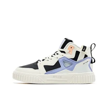 Erke High Top Skateboard Shoes Women's Black Purple
