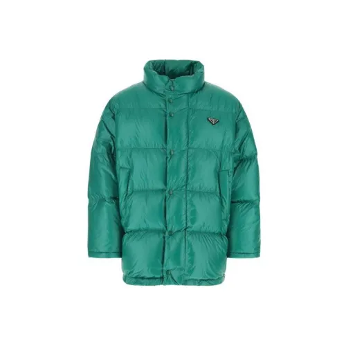 PRADA Down Jackets Men Green