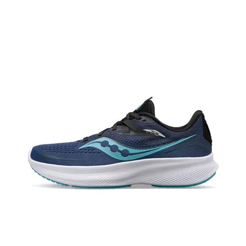 Saucony Ride 15 Running Shoes Men Low-Top Blue/White