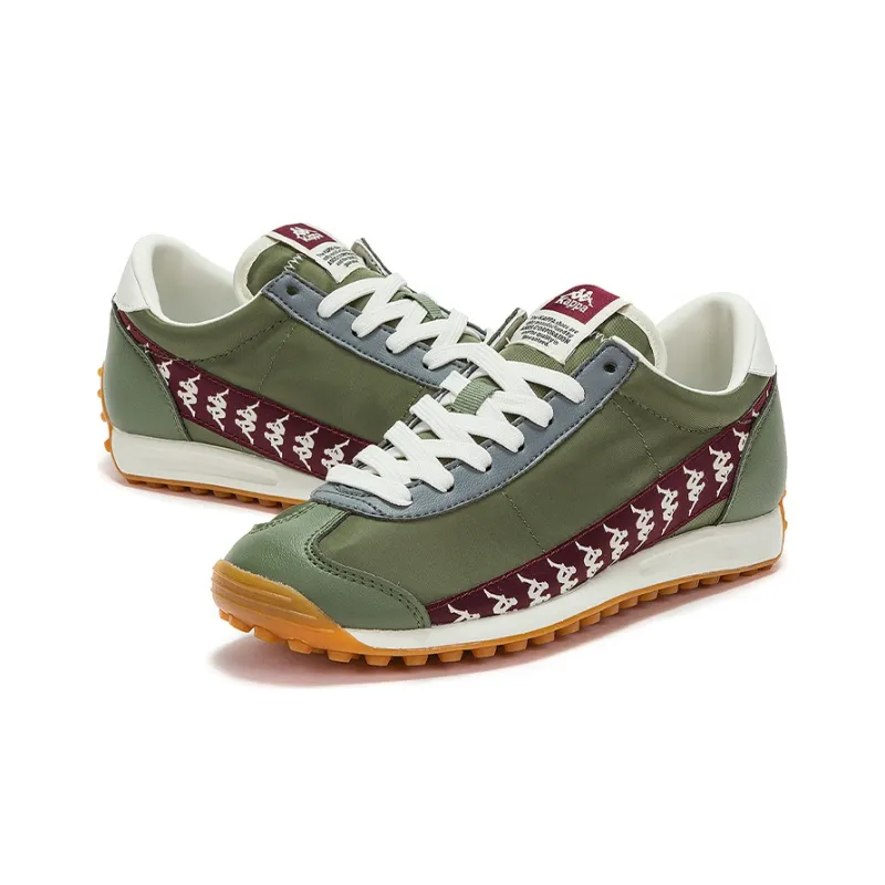 Kappa Cushioned Anti Slip And Wear Resistant Lightweight Low Top Training Running Shoes Unisex Green White Red Blue-4