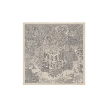 HERMES Silk Scarves Women's Natural/Gray