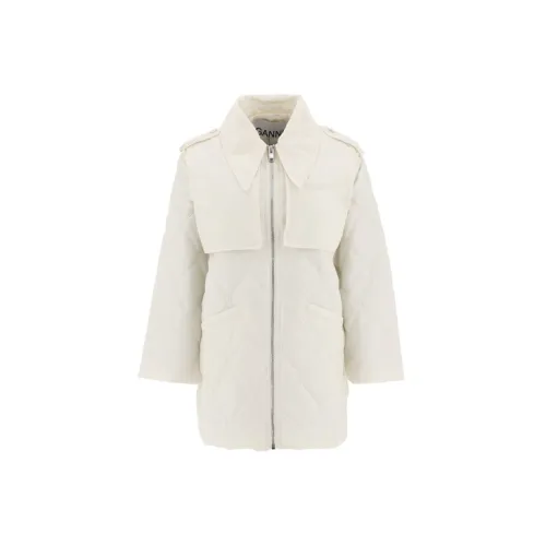 GANNI Jackets Women's Off White