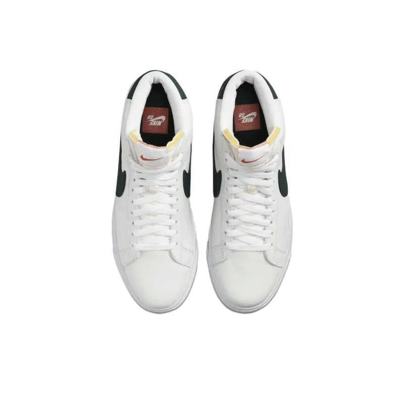 Nike Sb Zoom Blazer Mid Iso White Pro Green-3