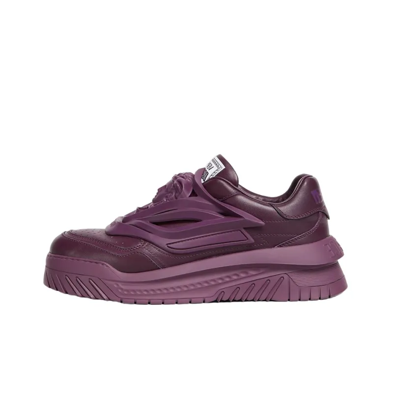 VERSACE Odissea Caged Rubber Medusa Sneaker Plum Purple-0