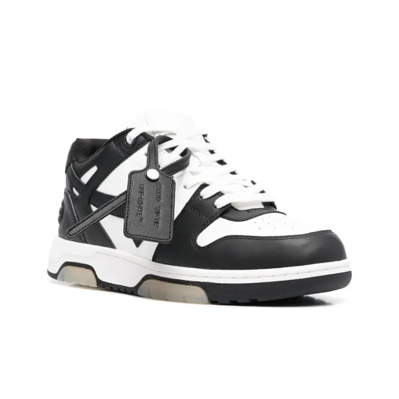 OFF WHITE Out Of Office Low Top Sneakers 'White Black'-1