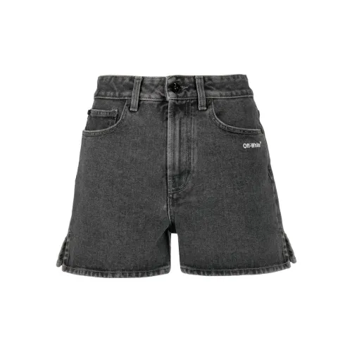 OFF-WHITE FW22 Denim Shorts Women's Gray