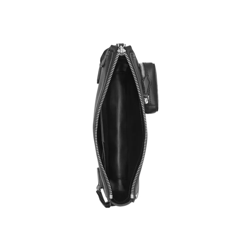 MONTBLANC Meisterstuck Grain Calfskin Sling Bag, Fanny Pack Men's Black-3