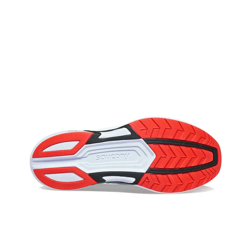 Saucony Axon 2 Running Shoes Men Low-Top Gray/White/Red-3
