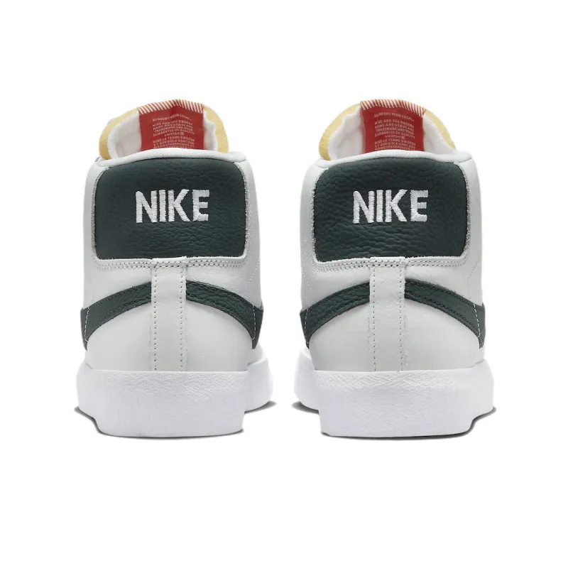Nike Sb Zoom Blazer Mid Iso White Pro Green-4
