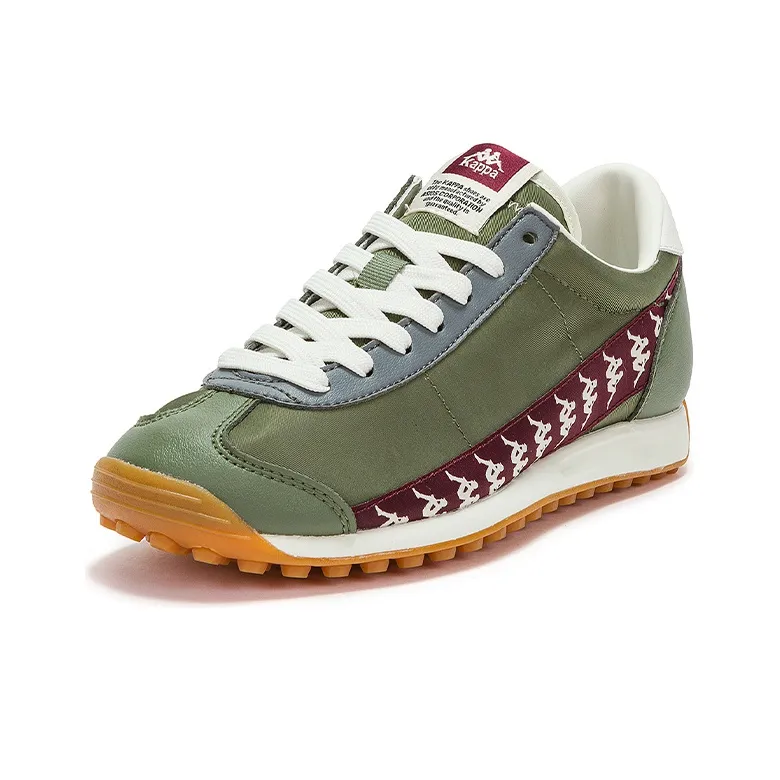 Kappa Cushioned Anti Slip And Wear Resistant Lightweight Low Top Training Running Shoes Unisex Green White Red Blue-2