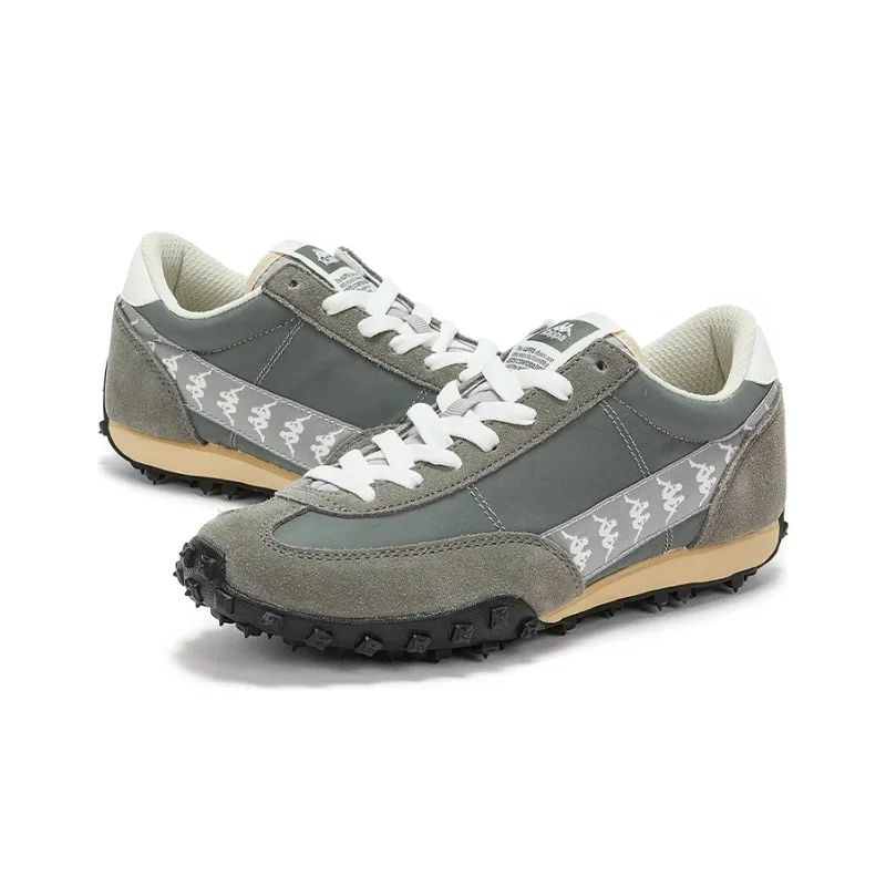 Kappa Label String Low Top Running Shoes Unisex Vetiver Green-3