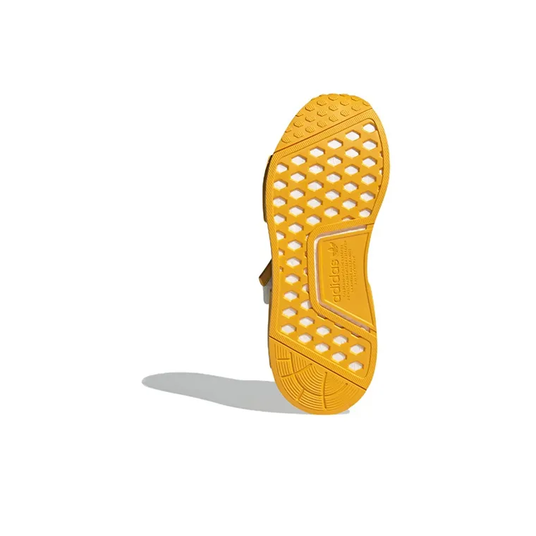 Adidas Nmd R1 Strap Cloud White Collegiate Gold Women's-5