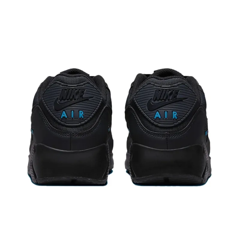Nike Air Max 90 Dark Smoke Grey Laser Blue-4