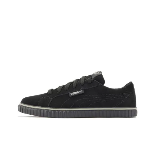 PUMA Ever Lopro Skateboard Shoes Unisex Low-Top Black/White