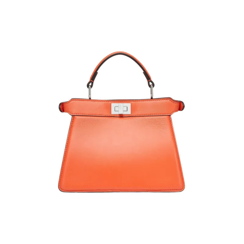 FENDI Peekaboo Lambskin Crossbody Handbag Women's-2
