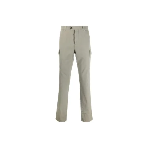 Brunello Cucinelli Casual Pants Men Light Olive Green