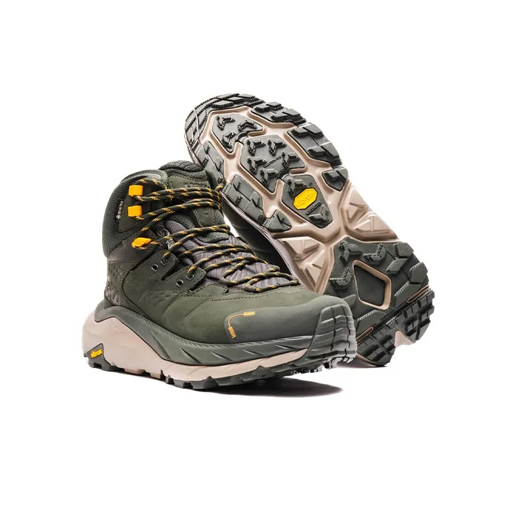 HOKA ONE ONE Kaha 2 High Gore Tex Duffel Bag Green Radiant Yellow-3