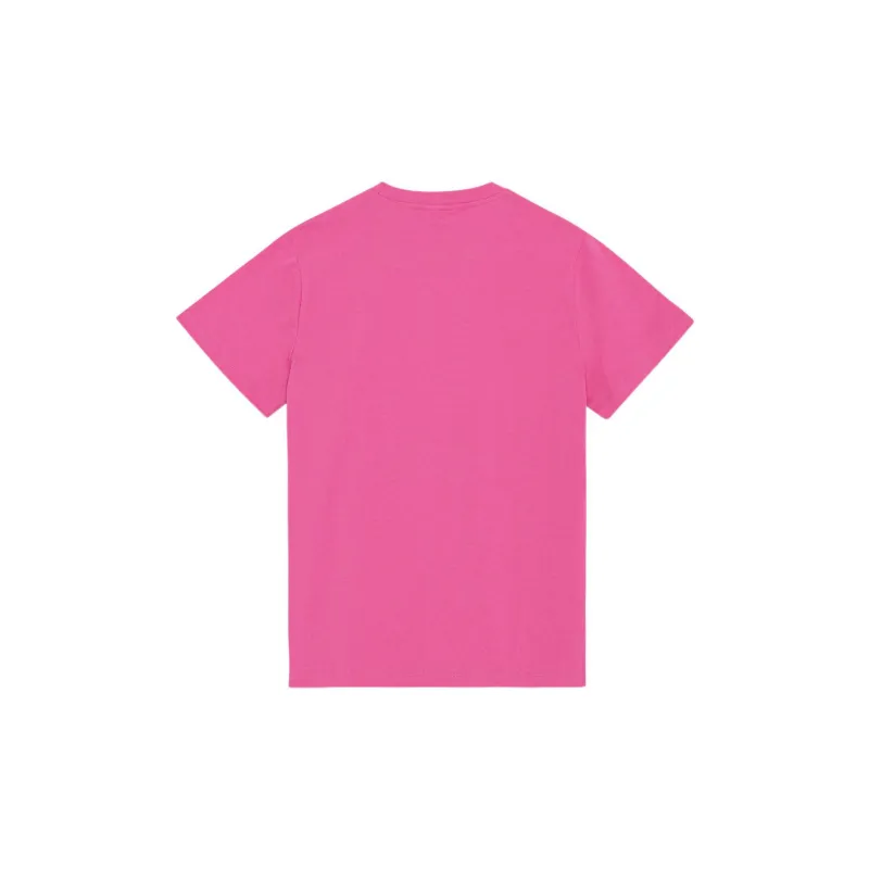 GANNI University Of Love Series Drop Shoulder Sleeve T Shirt Women's Pink-1
