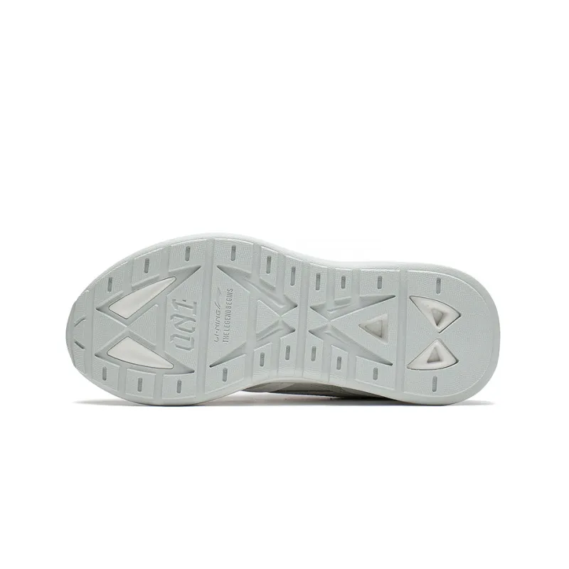 LiNing 001 Innocence V2 Cushioning Anti-Slip And Wear-Resistant Low-Top Sports Casual Shoes Women's White Blue-4