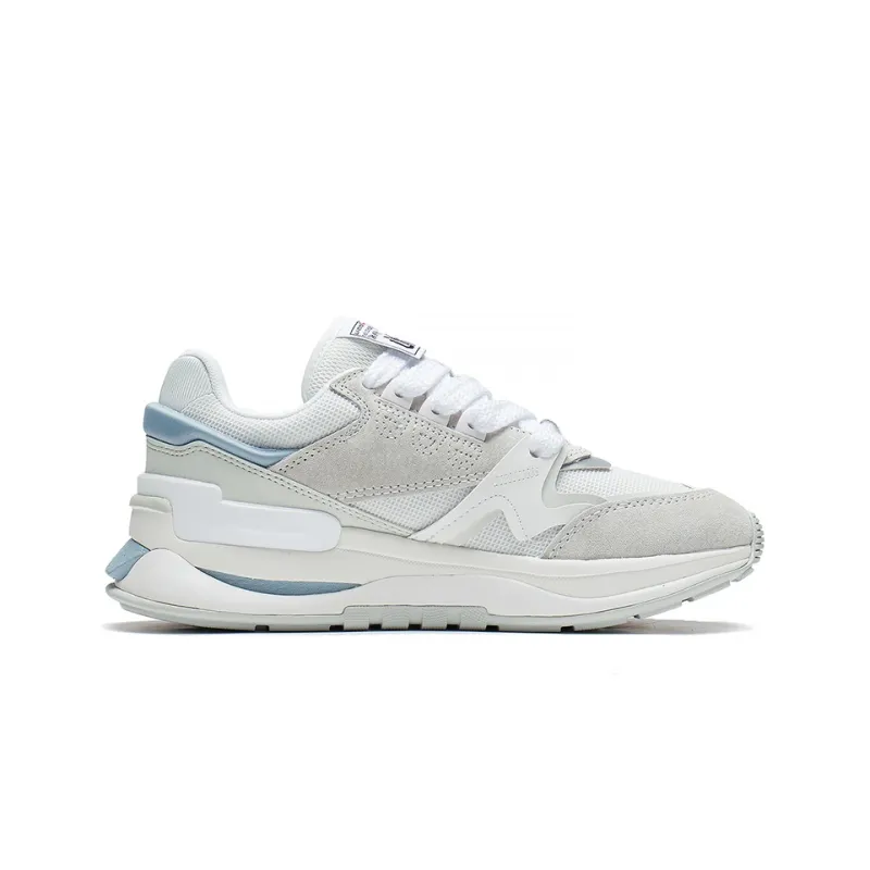 LiNing 001 Innocence V2 Cushioning Anti-Slip And Wear-Resistant Low-Top Sports Casual Shoes Women's White Blue-1
