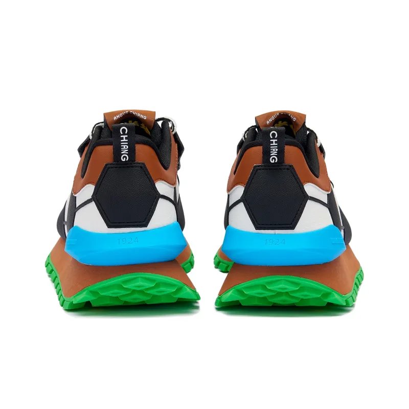 CHIANGUS x Umbro ANGUS CHIANG Cushioning Anti-Slip And Wear-Resistant Low-Top Casual Shoes Men's White Black Green-4