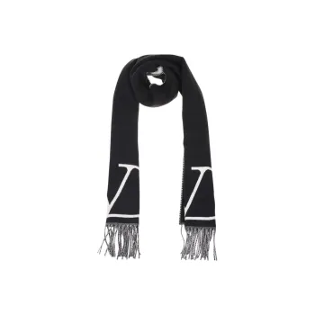 Valentino Knit Scarf Unisex Black