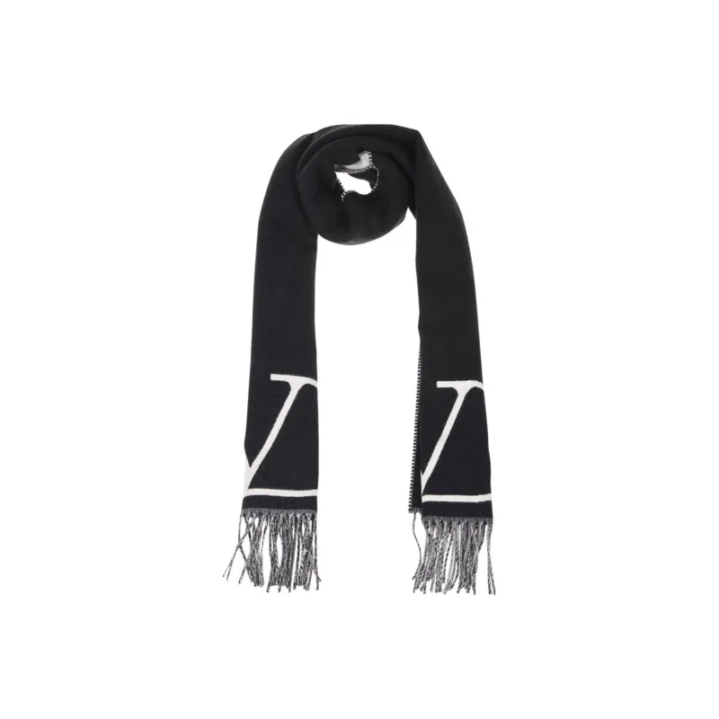 Valentino Knit Scarf Unisex Black-0