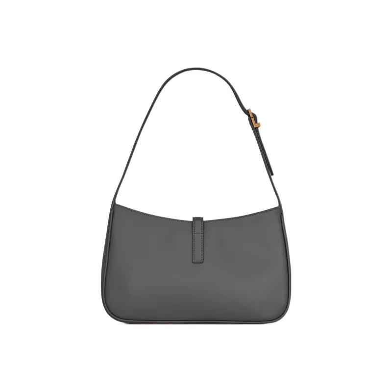 SAINT LAURENT LE5A7 Cow Leather Shoulder Bag Handbags Shoulder Bags Regular Women's Gray White-5