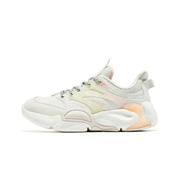 Erke Low Top Running Shoes Women's Ecru