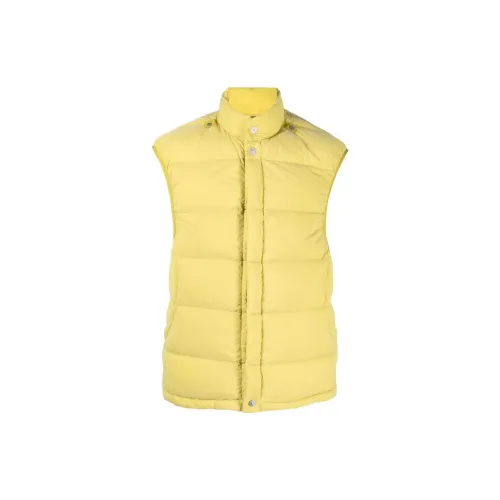 STONE ISLAND Vests Men Lemon Yellow