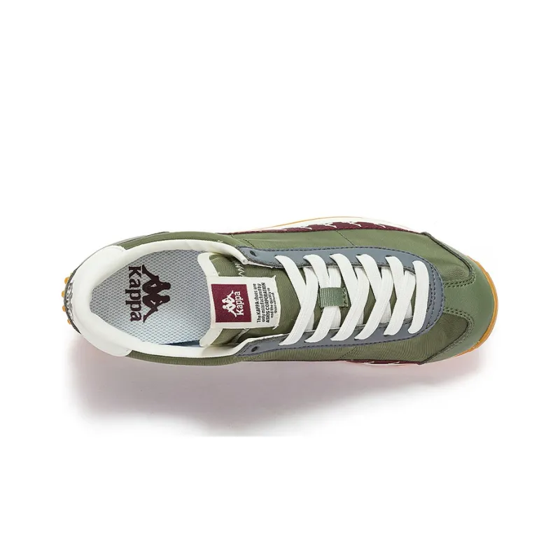 Kappa Cushioned Anti Slip And Wear Resistant Lightweight Low Top Training Running Shoes Unisex Green White Red Blue-6
