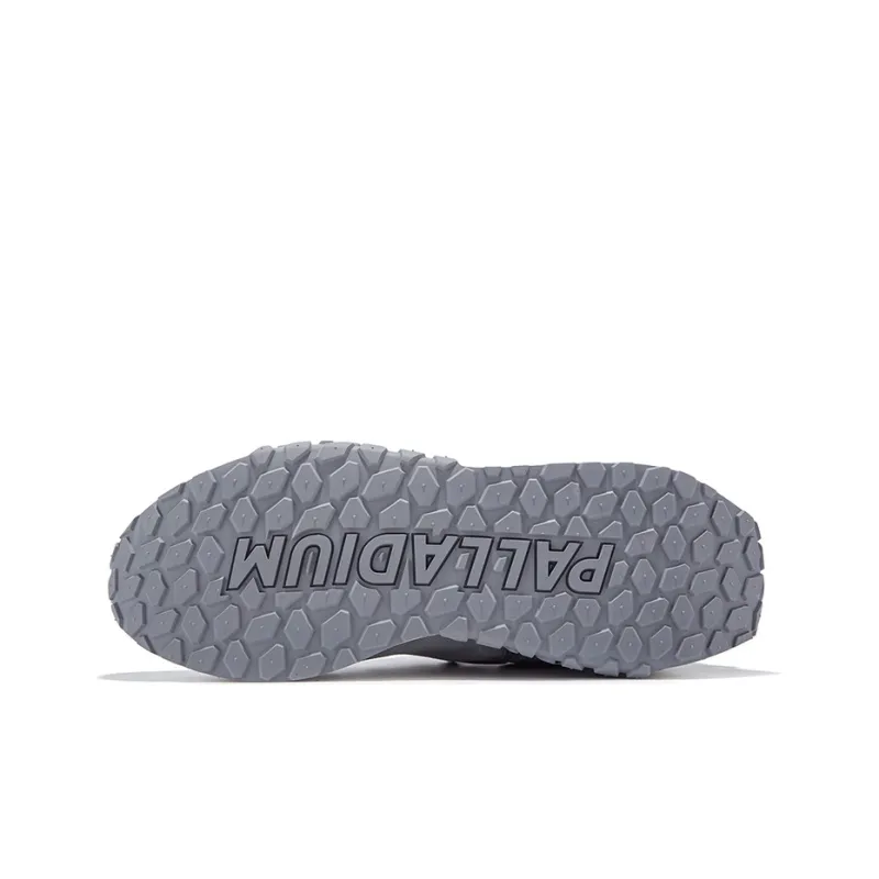 Palladium Troop Runner Cushioning Anti-Slip Wear-Resistant Breathability Low-Top Casual Shoes Unisex Gray Black-4