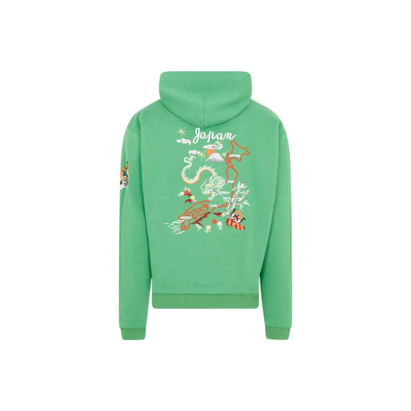KENZO Embroidered motif Cotton Hoodie-2