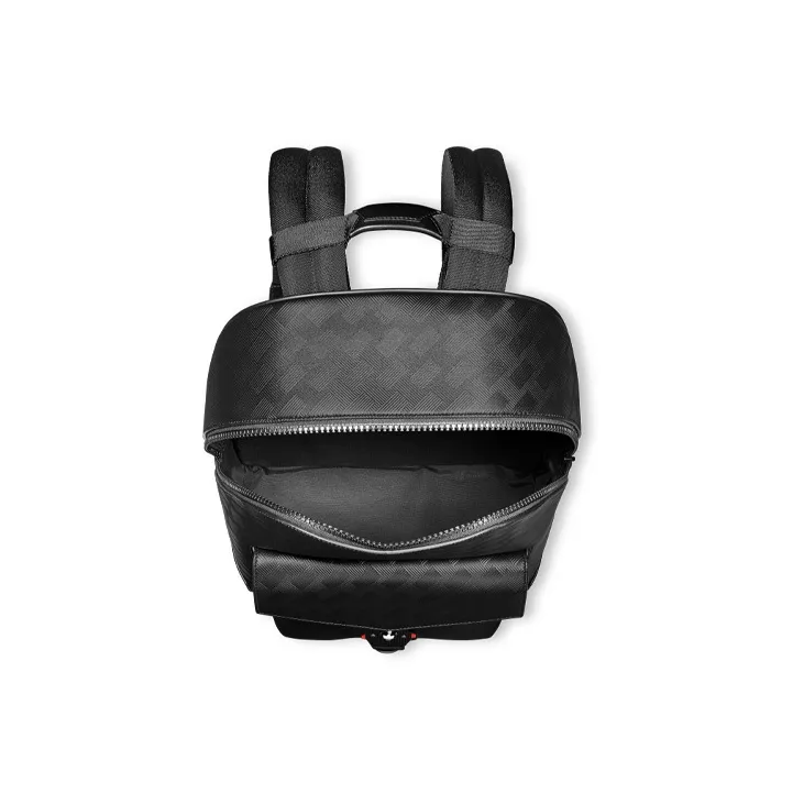 MONTBLANC Grained Cow Leather Backpack Men's Black-7
