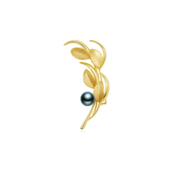 CLORIS YING Brooch With Floral Design Women's