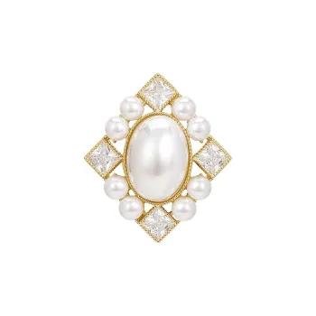 HMZ Brooches Women's Gold