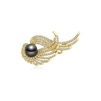 CLORIS YING Pearl Brooches Women's