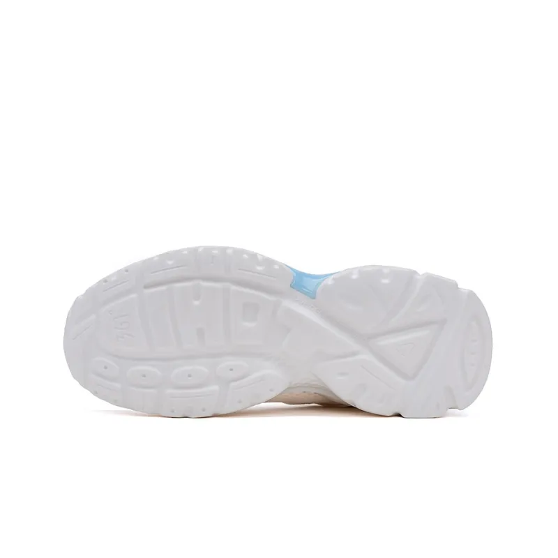 361° Shock Absorbing, Non Slip, Wear Resistant, Breathable And Lightweight Low Top Running Shoes Women's White Blue-4