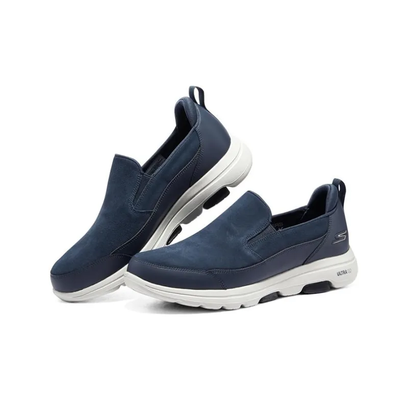 Skechers Go Walk 5 Cushioning Anti Slip And Wear Resistant Low Top Casual Shoes Men's Navy-2