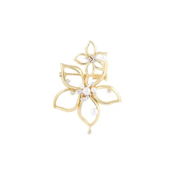 ANNAYA Copper Alloy With Zircon Brooches Women's Niche Advanced Sensory